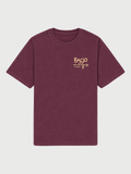 Fatto Con Amore Tee - Wine Red
