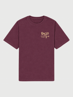 Fatto Con Amore Tee - Wine Red